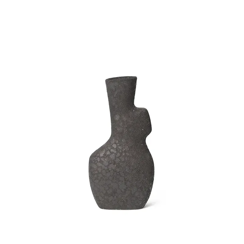 Yara Vase - Large - Rustic Iron Fri frakt